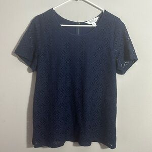 Market & Spruce Navy Top XL